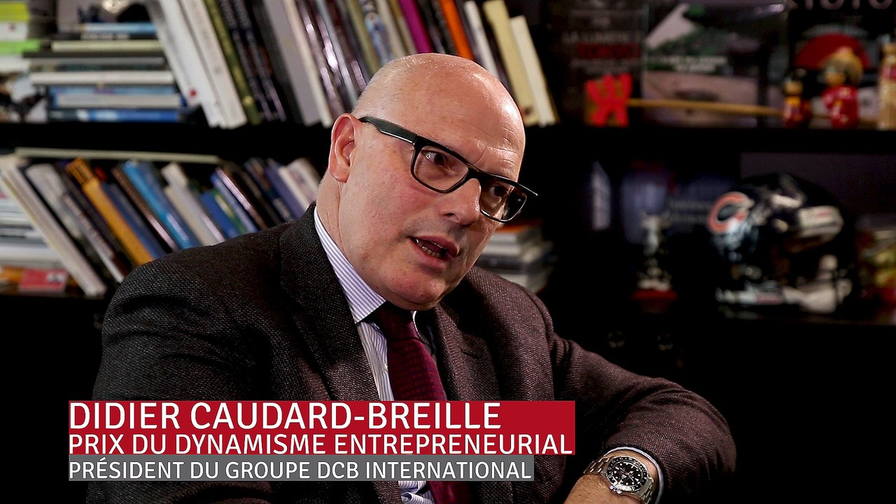 Didier Caudard-Breille, prix du dynamisme entrepreneurial - Victoires des autodidactes Auvergne-Rhône-Alpes2017