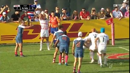 France 7 distribue les caramels face à l'Angleterre