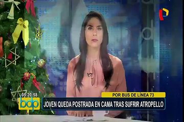 Chorrillos: joven queda postrada en cama tras ser atropellada por bus hace un año