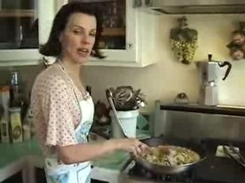 Debi Mazar - The Tuscan Gun Ep #03 1/2: Risotto with Sausage
