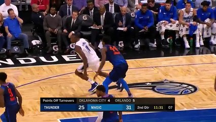 Hezonja Between-The-Legs assist to Biyombo