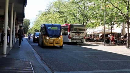 Le véhicule autonome de la ville de Sion (Suisse)