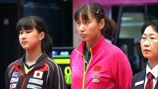 卓球 カットマン 2017香港ジュニアOP 相馬夢乃 VS QIAN TIANYI (中国) [FullHD]