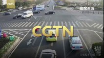 Man paints own illegal road markings in eastern China