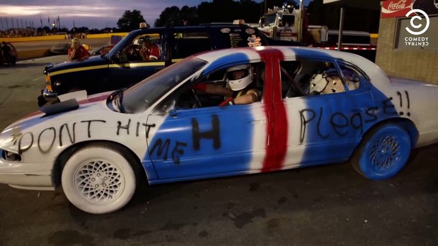 Destruction Derby - Russell Howard & Mum USA Road Trip _ Comedy Central UK | Daily Funny | Funny Video | Funny Clip | Funny Animals