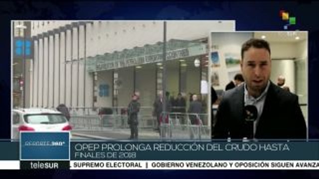 OPEP prolonga reducción de la producción hasta finales de 2018