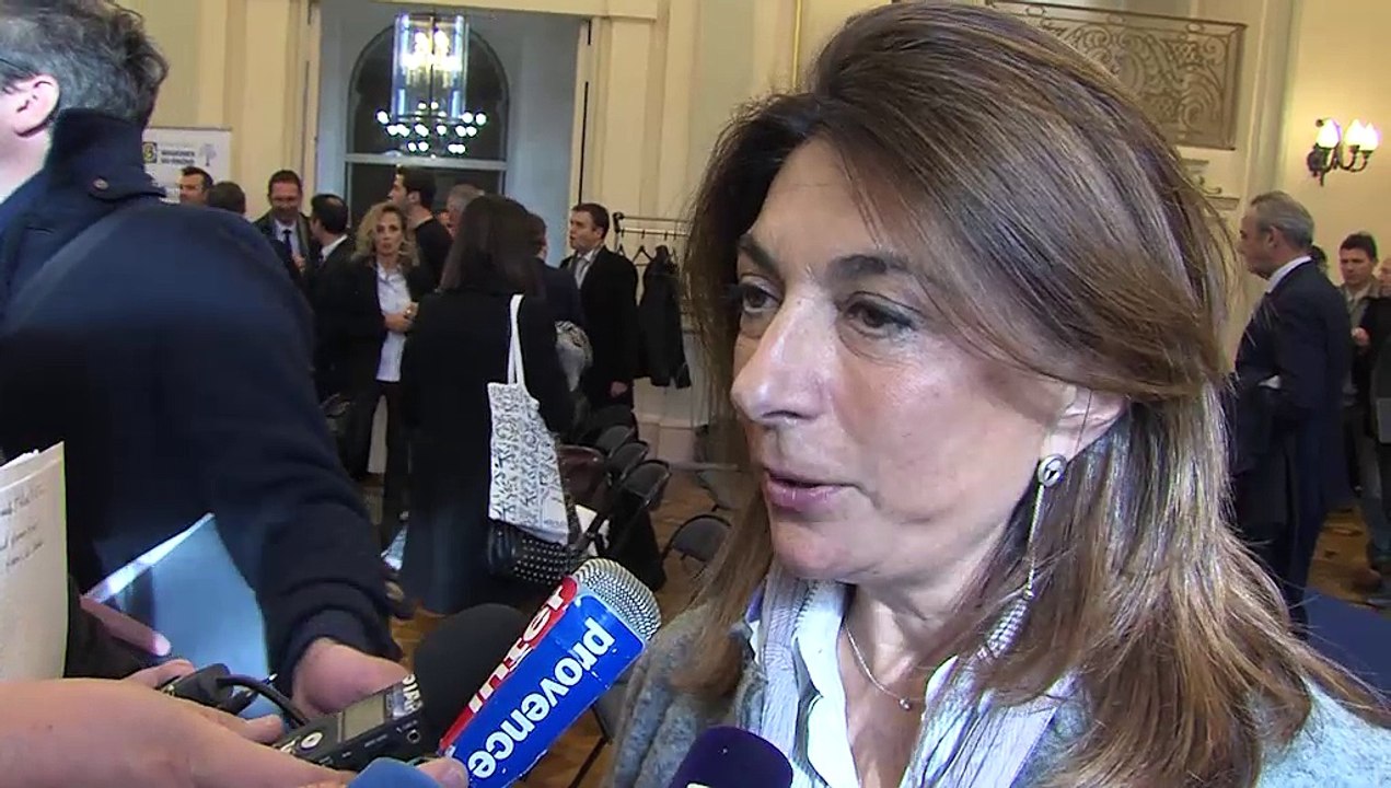 Jean-Claude Gaudin, pdt Métropole et Martine Vassal Pdte Conseil Départemental.