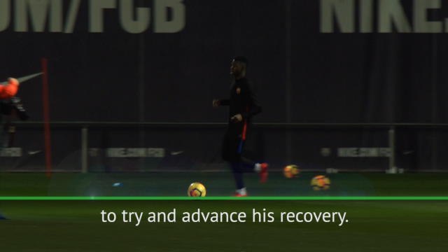 Dembele close, but we won't take risks - Valverde