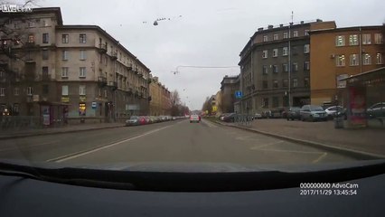 Kid runs out into traffic and gets hit by a car