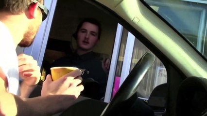 Drive Thru Hot Coffee Prank! | Daily Funny | Funny Video | Funny Clip | Funny Animals