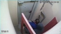 Un homme ivre s’acharne pendant 3 heures sur une porte bloquée dans un immeuble