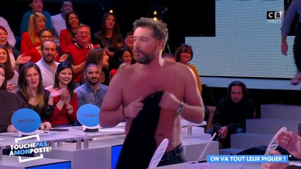 Titoff fait un strip-tease en direct dans TPMP