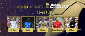 Foot - Ballon d'Or : Avec Kane, Kanté, Kroos, Lewandoski et Mané