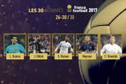 Foot - Ballon d'Or : Avec Neymar, Oblak, Ramos, Ronaldo et Suarez