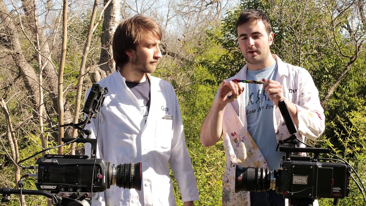 12.Paint Spinning Drill 4K - The Slow Mo Guys