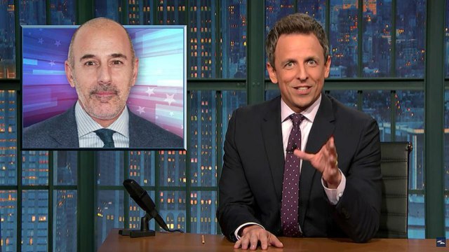 Seth Meyers, Stephen Colbert Tackle Matt Lauer Scandal | THR News
