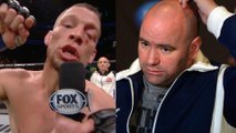 Nate Diaz Calls UFC President Dana White a 