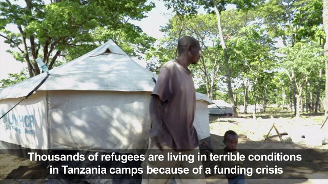 Burundian refugees living in terrible conditions in Tanzania