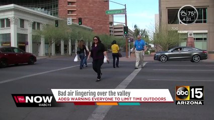 Weather creating poor conditions, pollution in Valley