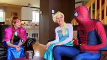Spiderman_ Frozen Elsa & Anna Make Cake! w_ Pink Spidergirl & Joker! Funny Superheroes | Superheroes | Spiderman | Superman | Frozen Elsa | Joker