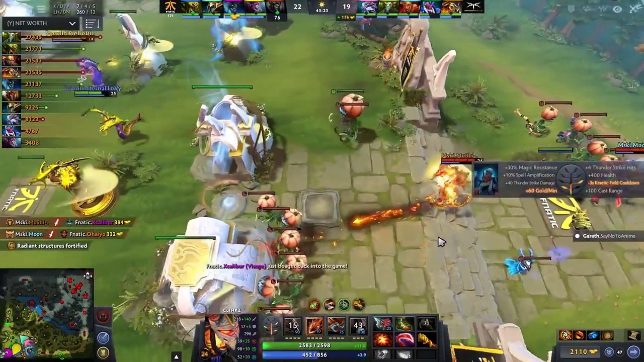 FNATIC vs MINESKI -  SEA ESL MAJOR DOTA 2 SEPT 2017