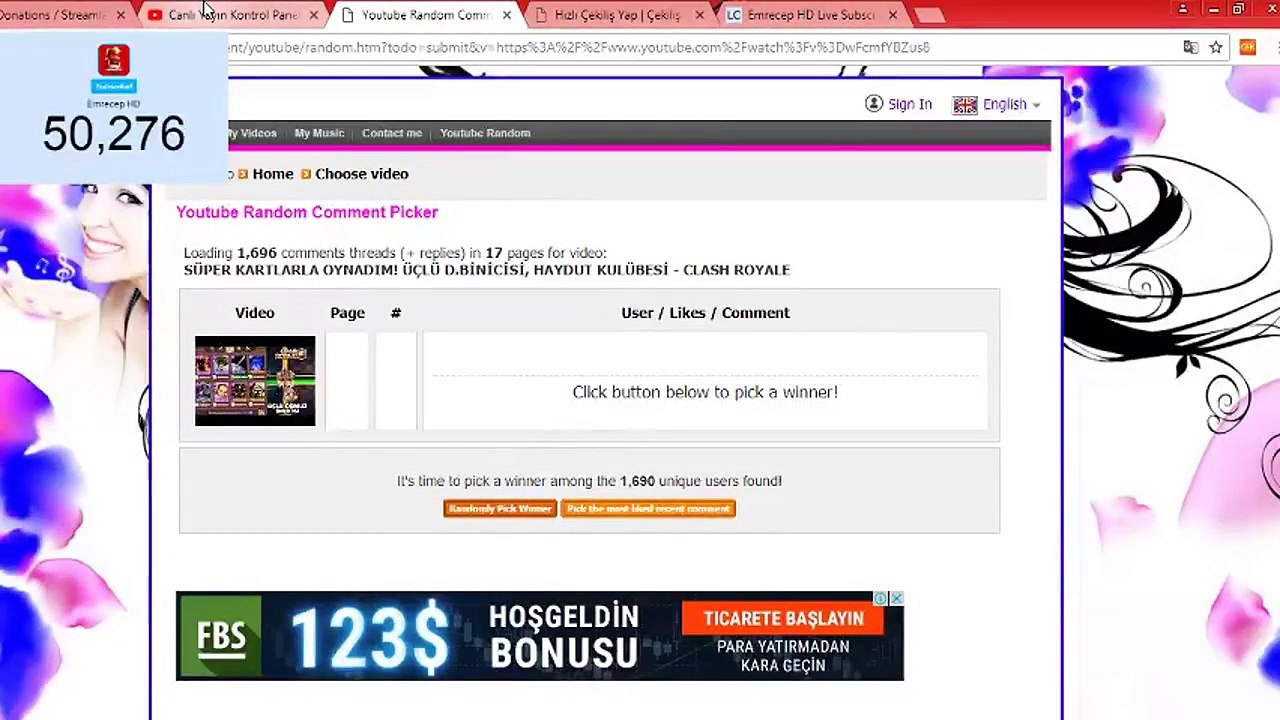 HESAP ÇEKİLİŞİ SONUÇLARI! CANLI (Abone Ol İsmin Çıksın) CLASH ROYALE HESAP ÇEKİLİŞİ