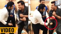 Varun Dhawan Punches On Varun Sharma's Private Part | Watch Video