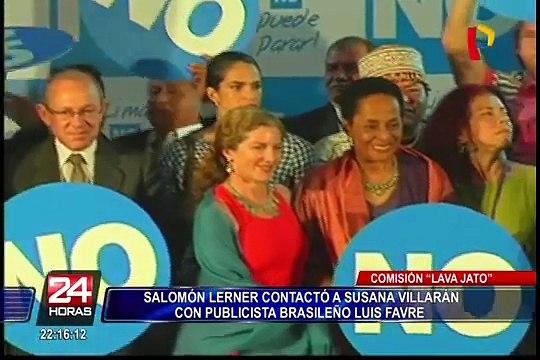 Comisión Lava Jato: Salomón Lerner admitió que contactó a Villarán con Luis Favre
