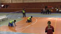 Sivas Üniversiteliler Görme Engellilerle 'Goalball' Oynadı