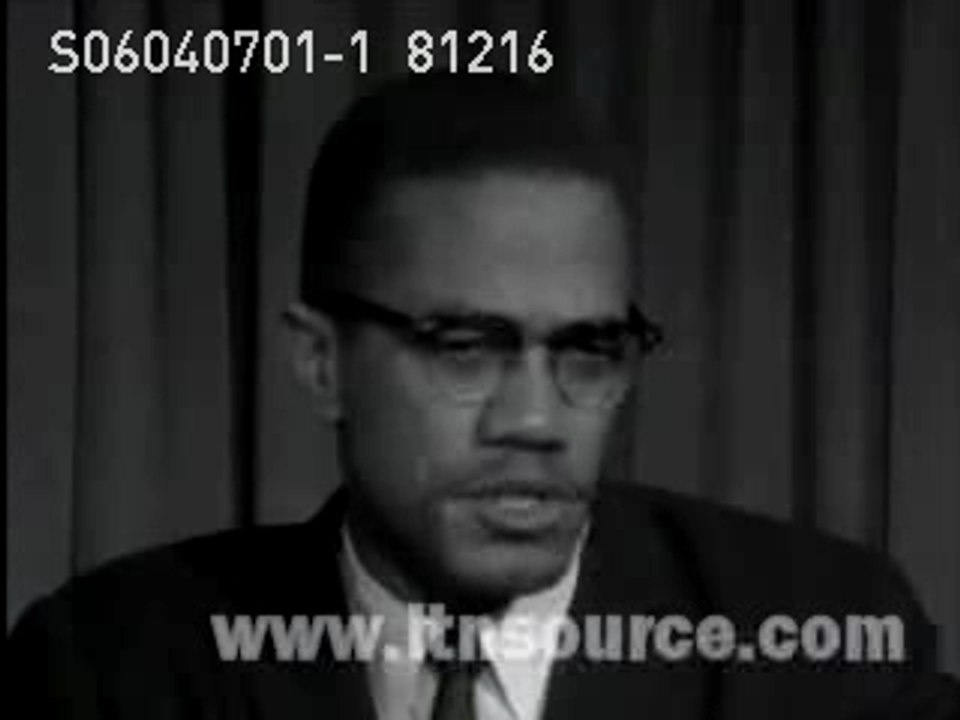 MALCOLM X TALKS ASYMMETRIC WARFARE