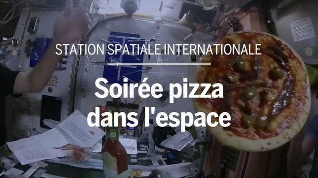 Soirée pizza dans l’espace à bord de l'ISS