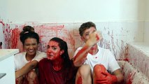 50 Gallons Of Fake Blood in Bathtub! (Halloween Bath Challenge)-JJ-blPgi6hA