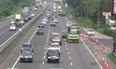 Sabtu (2/12) Siang, Kemacetan di Tol Cikampek Mulai Terurai