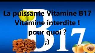 B17 , La Vitamine Interdite !