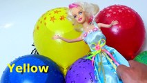 BARBIE Finger Family song - LEARN COLORS with balloons - Nursery Rhymes for Toddlers Babies & Kids-b9DgqFMeoyQ
