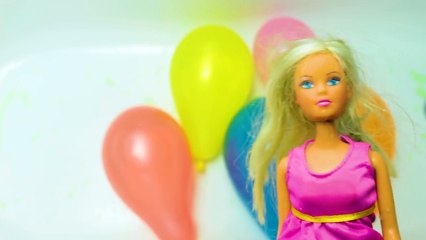 Barbie Finger Family Song Learn Colors with colorful Balloons Nursery Rhymes for Toddlers-uQX5AwVJsFM