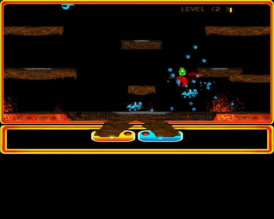 Duel Jousting, 2.5D Dragon Jousting - Retro Mode