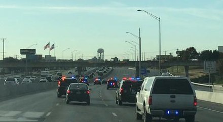 Guy Merges Onto The Highway Directly Into The Middle Of A Huge Police Chase