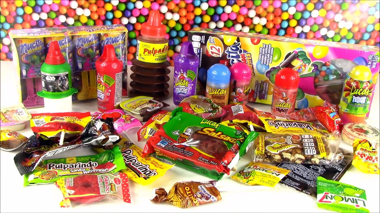 Mexican CANDY Bonanza! Trying Tons of Different Candies from MEXICO! Lollipops! Sweets Review! FUN