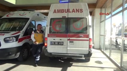 Karaman Şarampole Yuvarlanan Kamyondan Son Anda Atladı