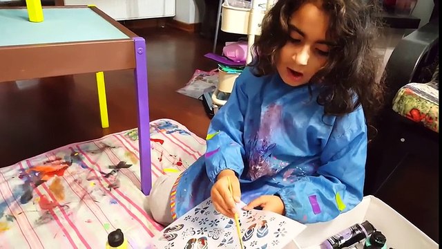Mira ile Sanat Köşesini Süsledik 2 | Ahşap Boyama Teknikleri | Çocuk Videosu | UmiKids