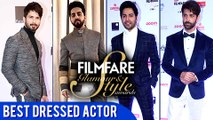 Best Dressed Actor At Filmfare Glamour & Style Awards 2017 | Shahid Kapoor, Varun Dhawan And More