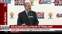 Cumhurbaşkanı Erdoğan'dan Kılıçdaroğlu'na: Sen ne anlarsın muhacirden, ne anlarsın ensardan