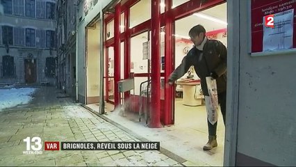 Var : Brignoles s'est réveillé sous la neige