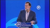 Rajoy subraya en Cataluña la solución a 