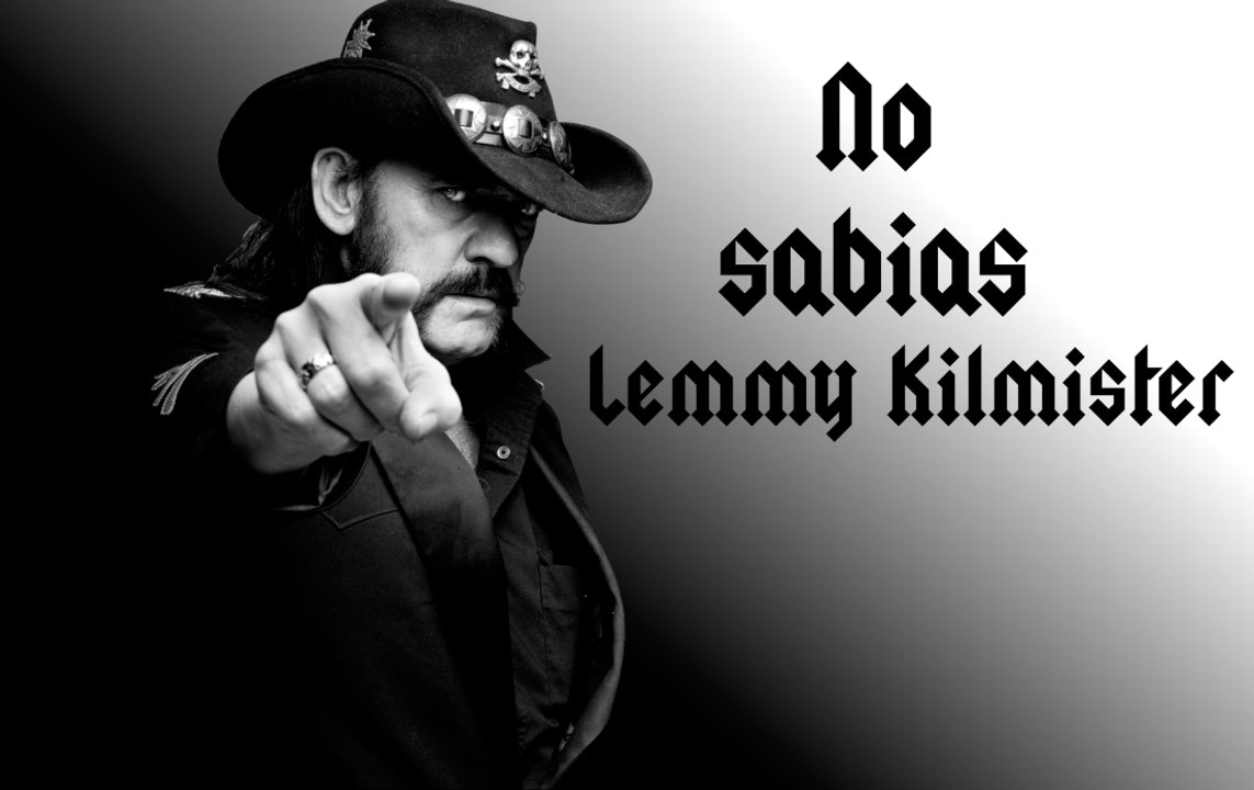 No sabias Lemmy