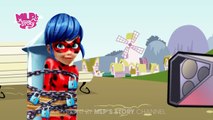 Miraculous Ladybug vs Hawk in zombie machine Miraculous Ladybug New Episode 2017