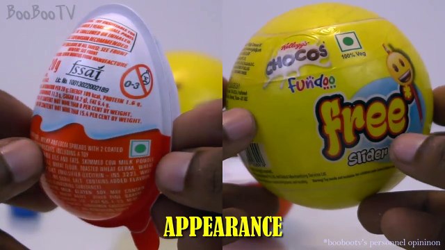 KINDER JOY vs CHOCOS FUNDOO