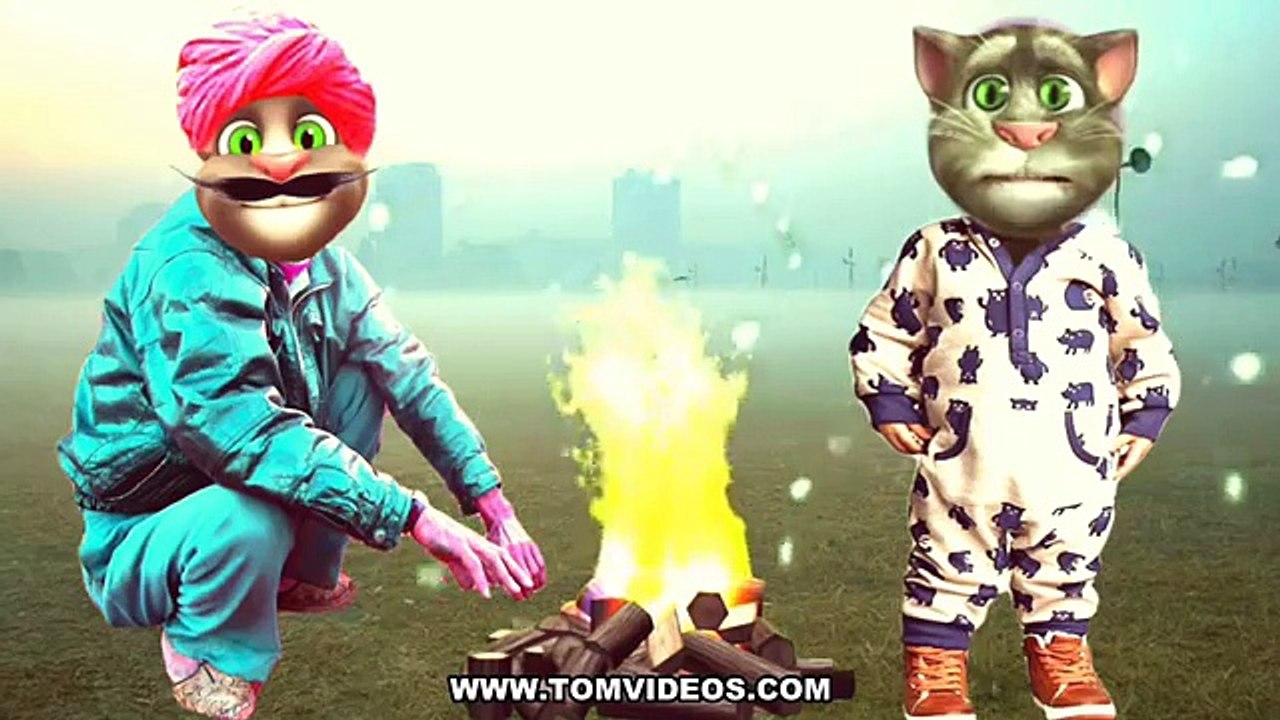 बापू सर्दी है गणी,सर्दी एक हानिकारक हे बी talking tom