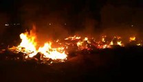 Andria: incendio in via Bisceglie, intervengono i volontari guidati da Martiradonna